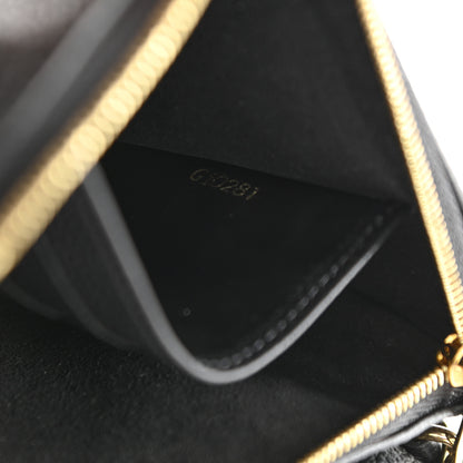Louis Vuitton Empreinte Double Zip Pochette Black 9 of 16