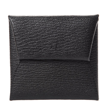 Hermes Chevre Mysore Bastia Coin Purse Black 1 of 7