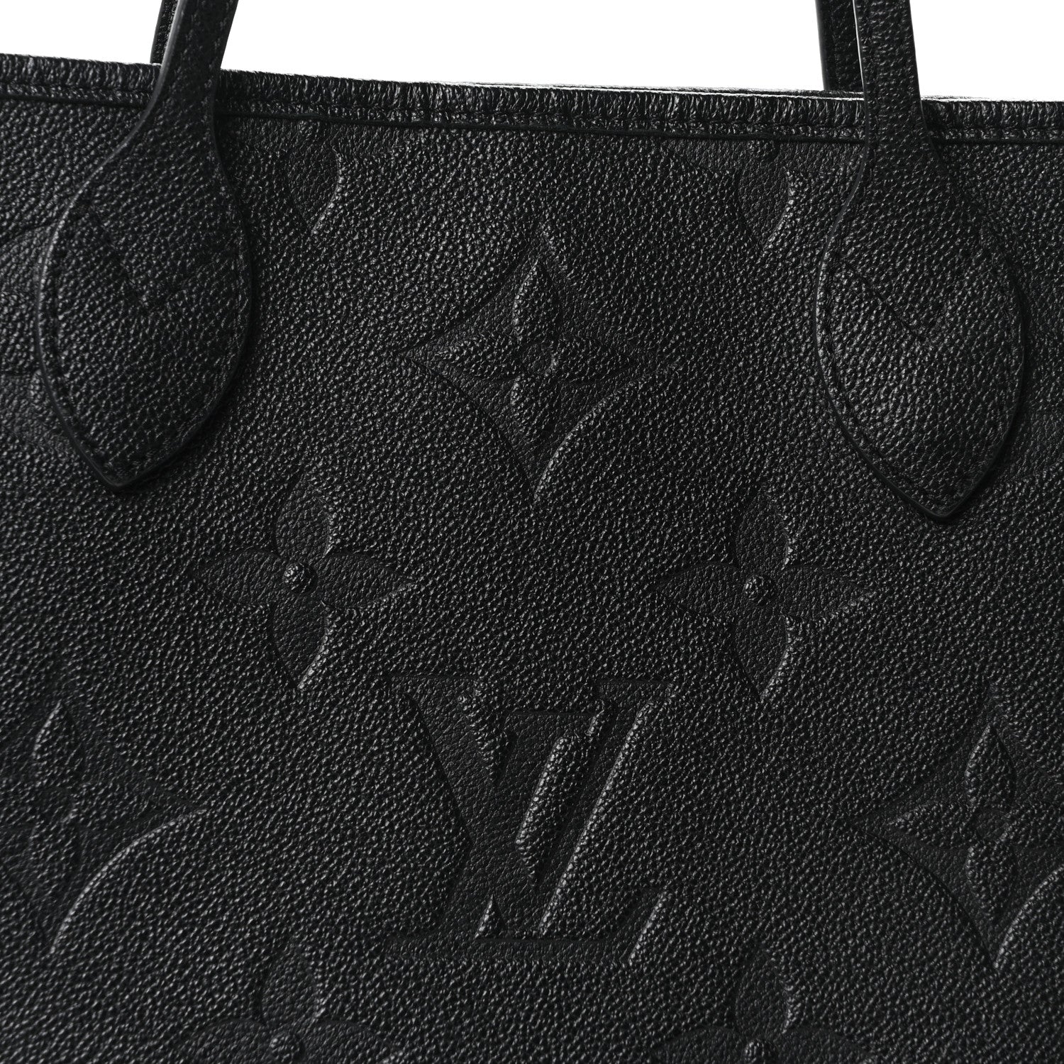 Louis Vuitton Empreinte Monogram Giant Neverfull MM Black 8 of 10