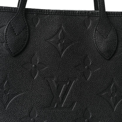Louis Vuitton Empreinte Monogram Giant Neverfull MM Black 8 of 10