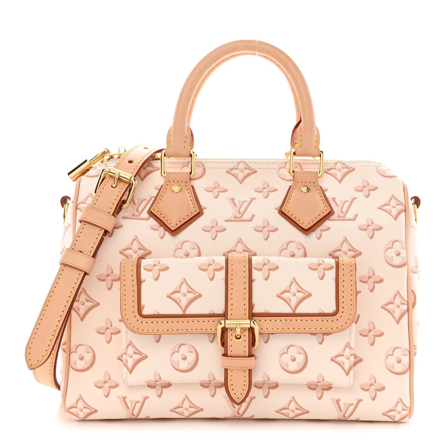 Louis Vuitton Monogram Fall for You Speedy Bandouliere 25 Beige Clair 1 of 10