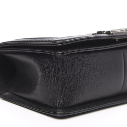Chanel Caviar Quilted Medium Boy Flap Black 8 of 11
