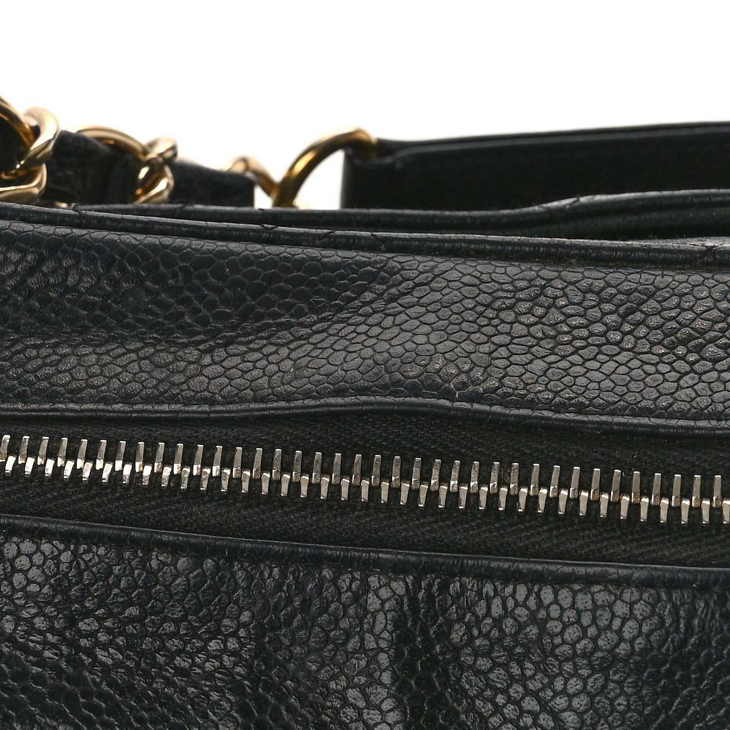 Chanel Caviar Quilted Timeless CC Shoulder Bag Black 10 of 10
