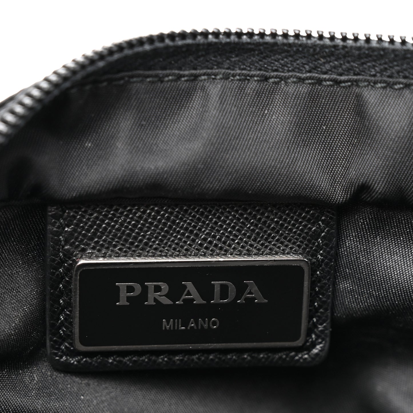 Nylon Vela Flat Messenger Bag Black