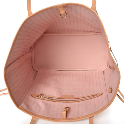 Louis Vuitton Damier Azur Neo Neverfull MM Rose Ballerine 5 of 7