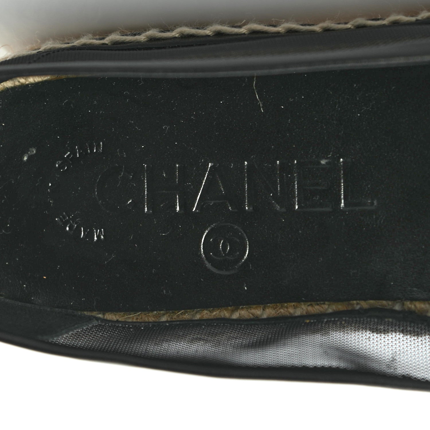 Chanel Mesh Grosgrain CC Espadrilles 36 Black 8 of 8