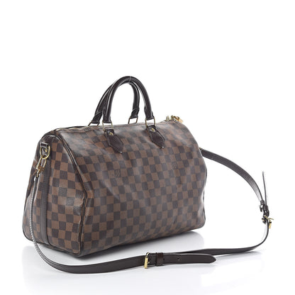 Louis Vuitton Damier Ebene Speedy Bandouliere 35 3 of 10
