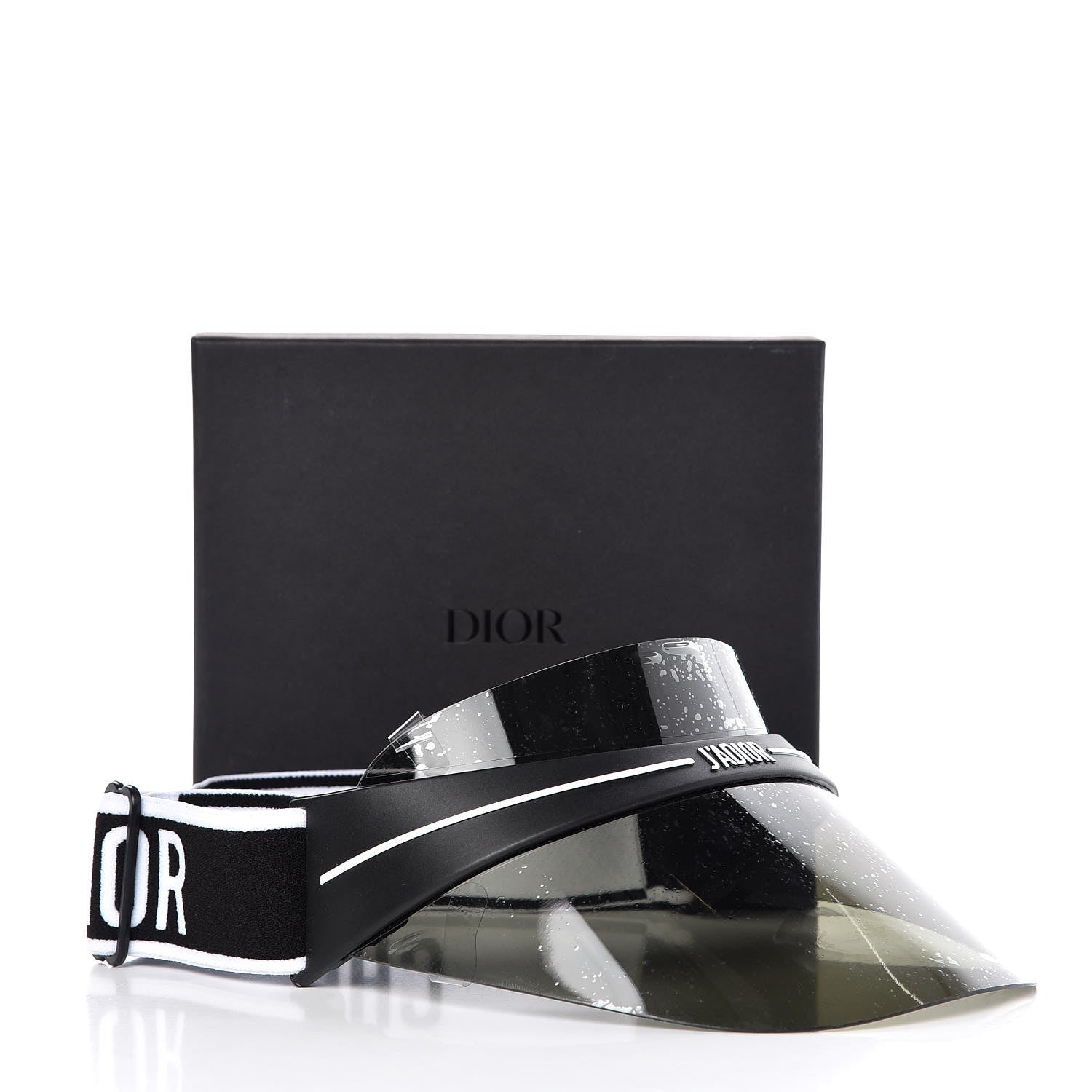 Christian Dior Mirrored DiorClub1 Sun Visor Black 5 of 5