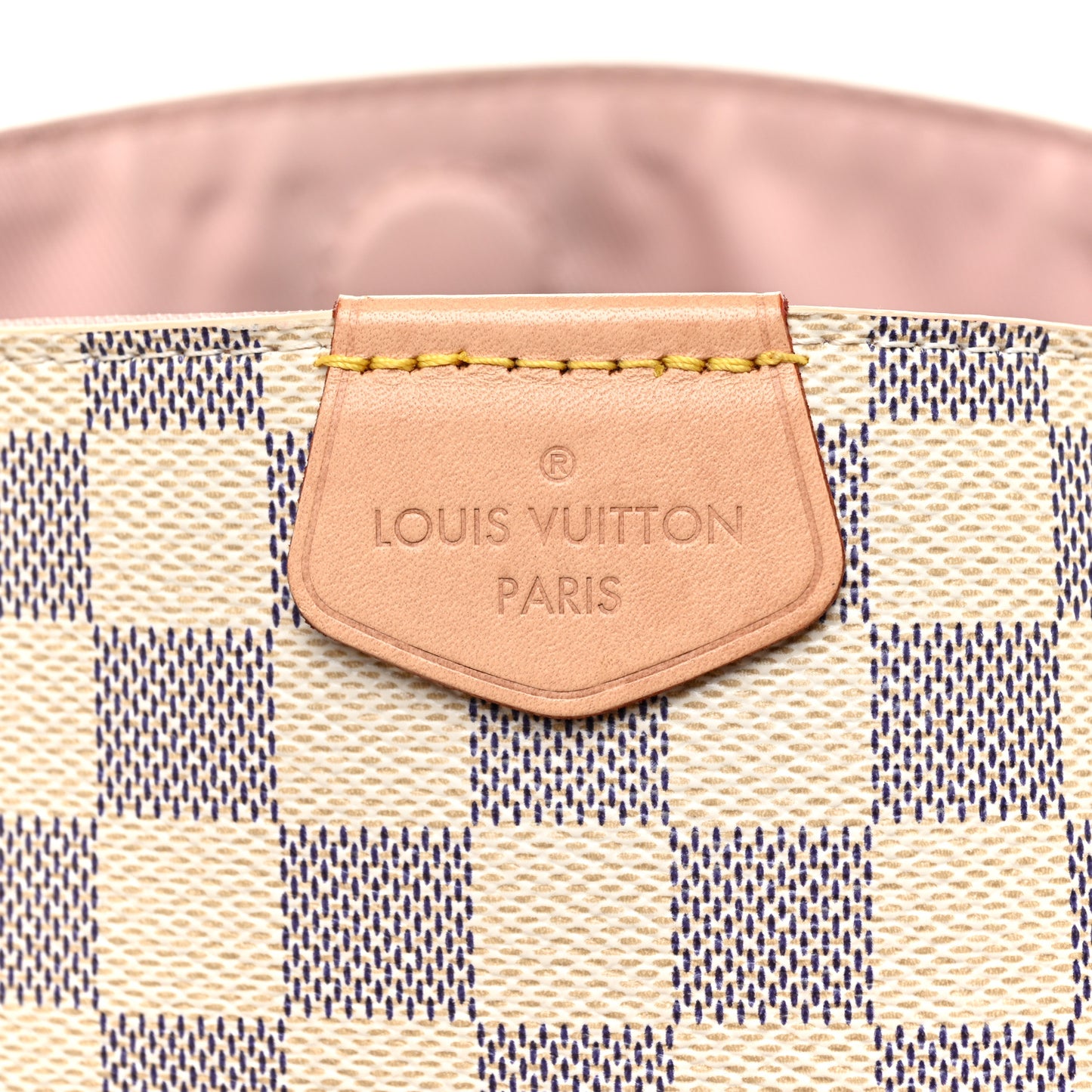 Damier Azur Graceful PM Rose Ballerine