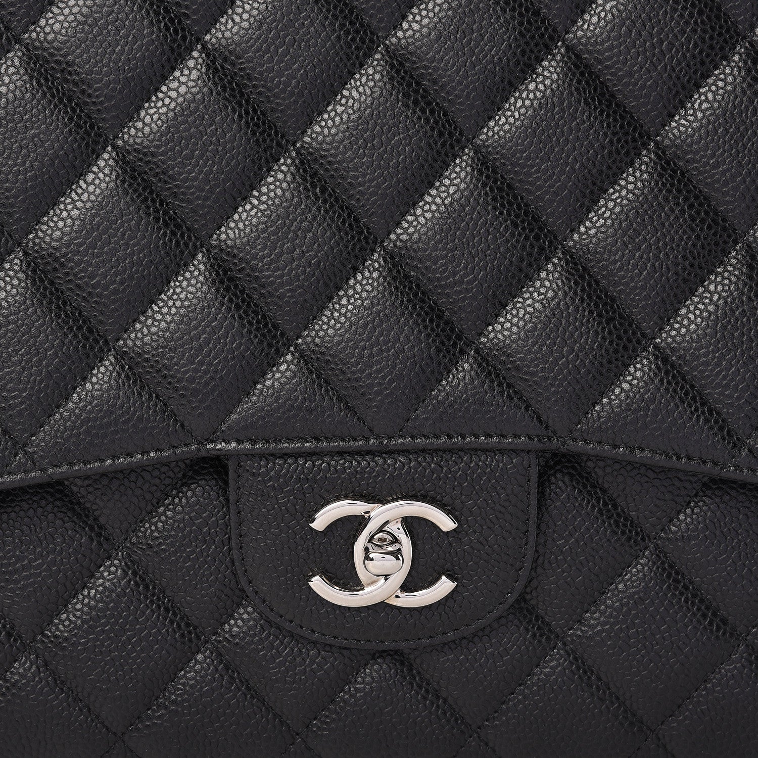 Chanel Caviar Quilted Maxi Single Flap Black 8 of 11