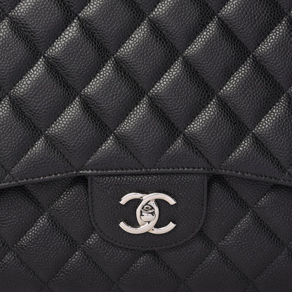 Chanel Caviar Quilted Maxi Single Flap Black 8 of 11