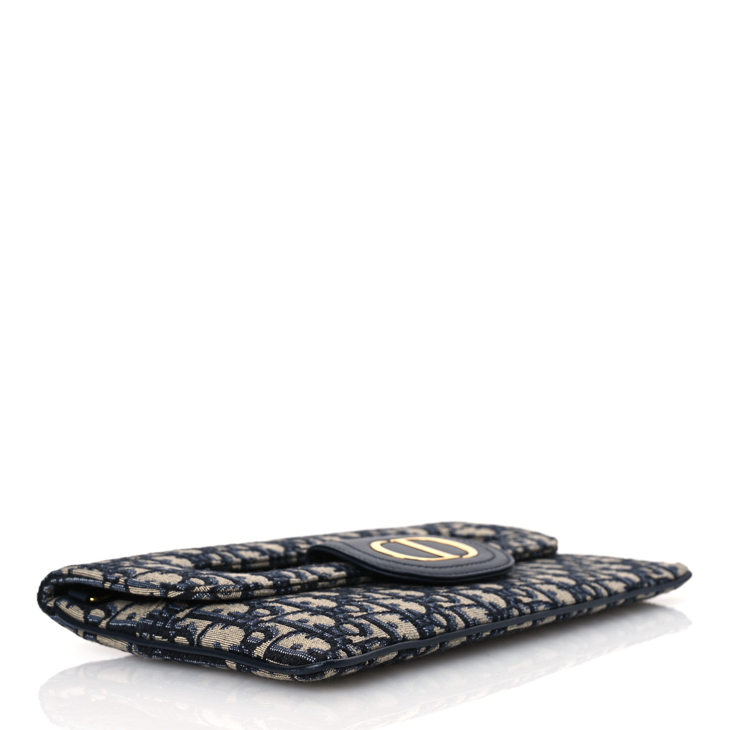 Christian Dior Oblique Medium Diordouble Chain Bag Blue 4 of 13