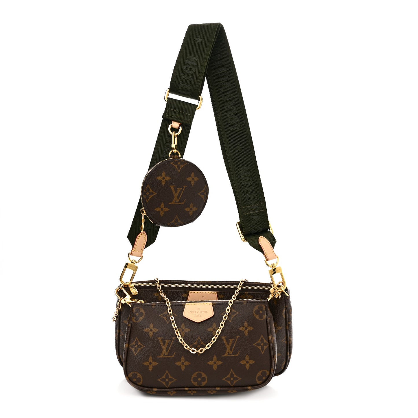 Monogram Multi Pochette Accessories Kaki