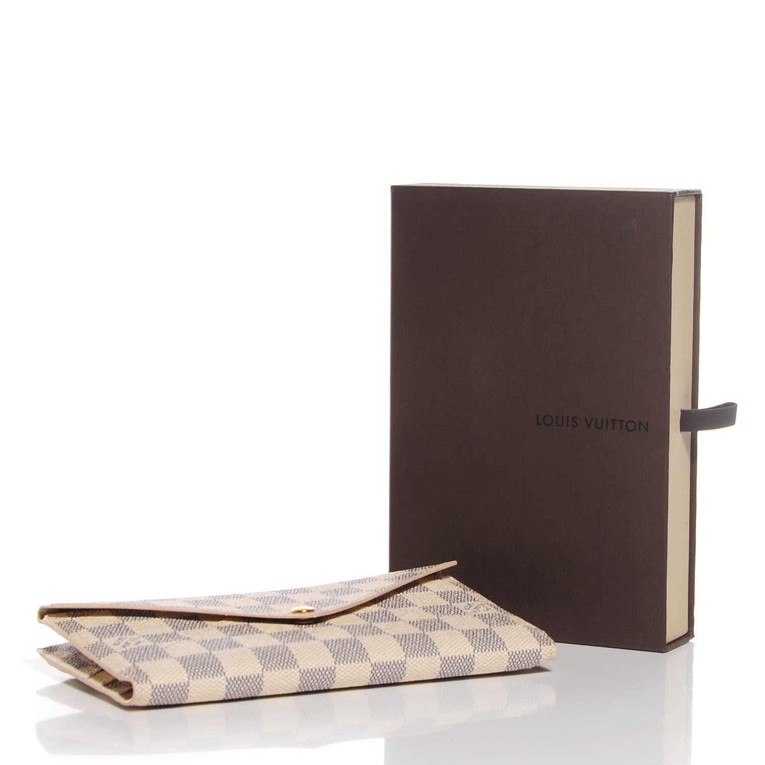 Louis Vuitton Damier Azur Long Origami Wallet 4 of 7