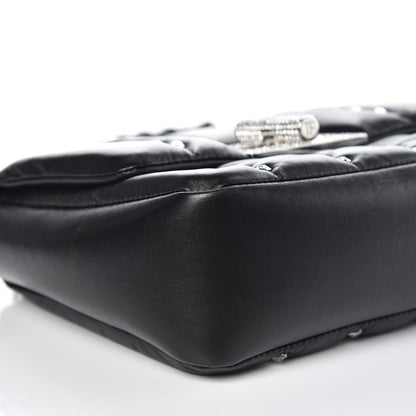 Tom Ford Lambskin Quilted Crystal Small Natalia Chain Bag Black 8 of 11