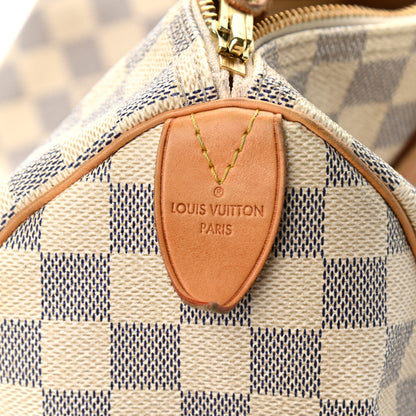 Louis Vuitton Damier Azur Speedy 35 8 of 10