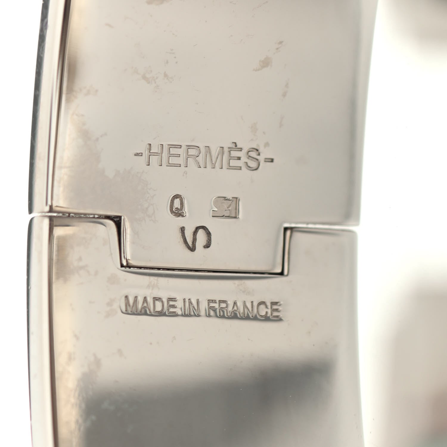 Hermes Enamel Wide Clic Clac H Bracelet PM Lagon 3 of 3