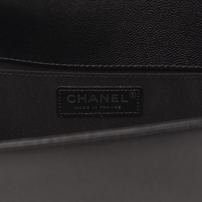 Chanel Caviar Quilted Medium Boy Flap Black 6 of 11