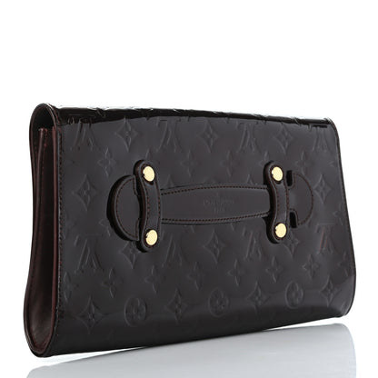 Louis Vuitton Vernis Robertson Clutch Amarante 2 of 6
