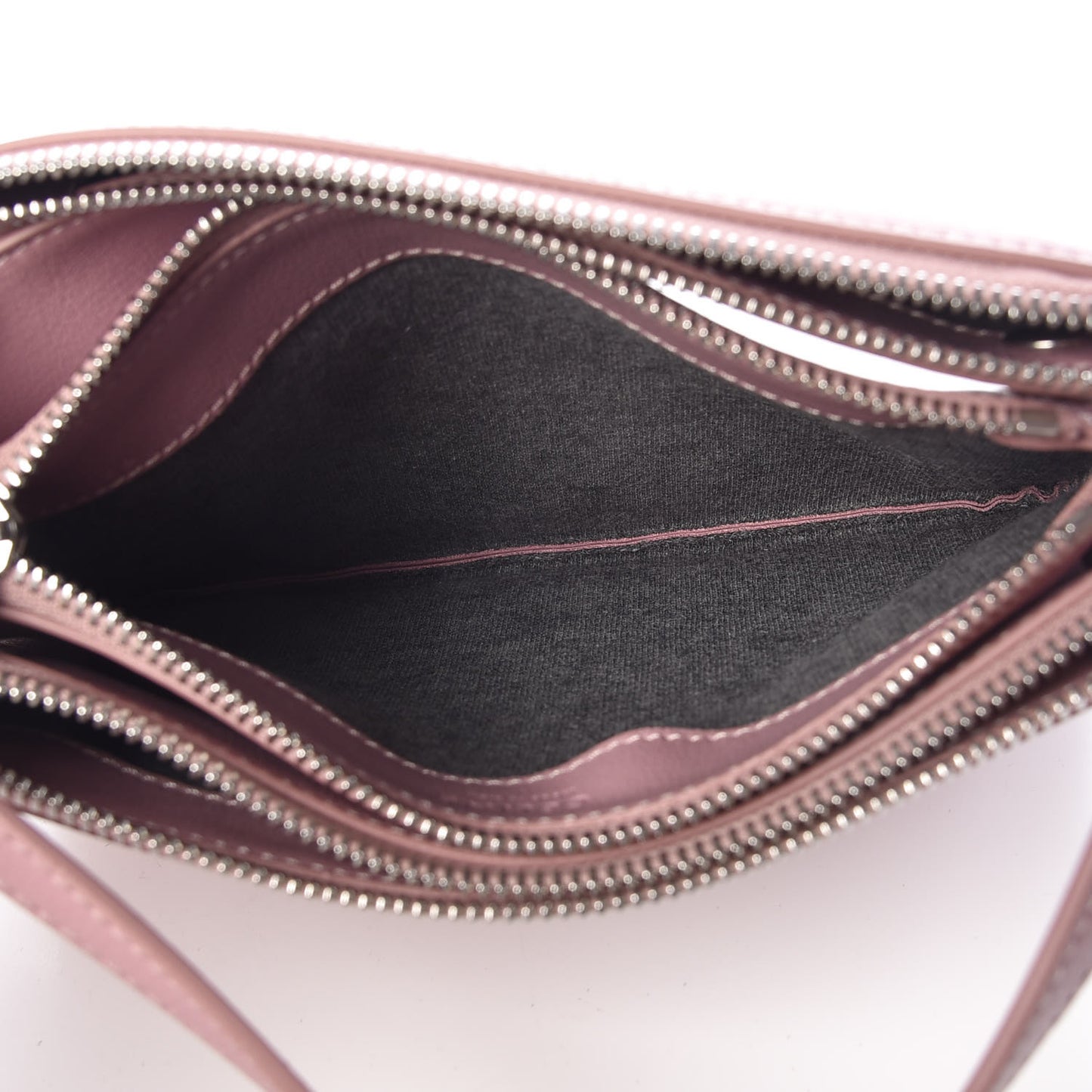 Lambskin Small Trio Crossbody Bag Antique Rose