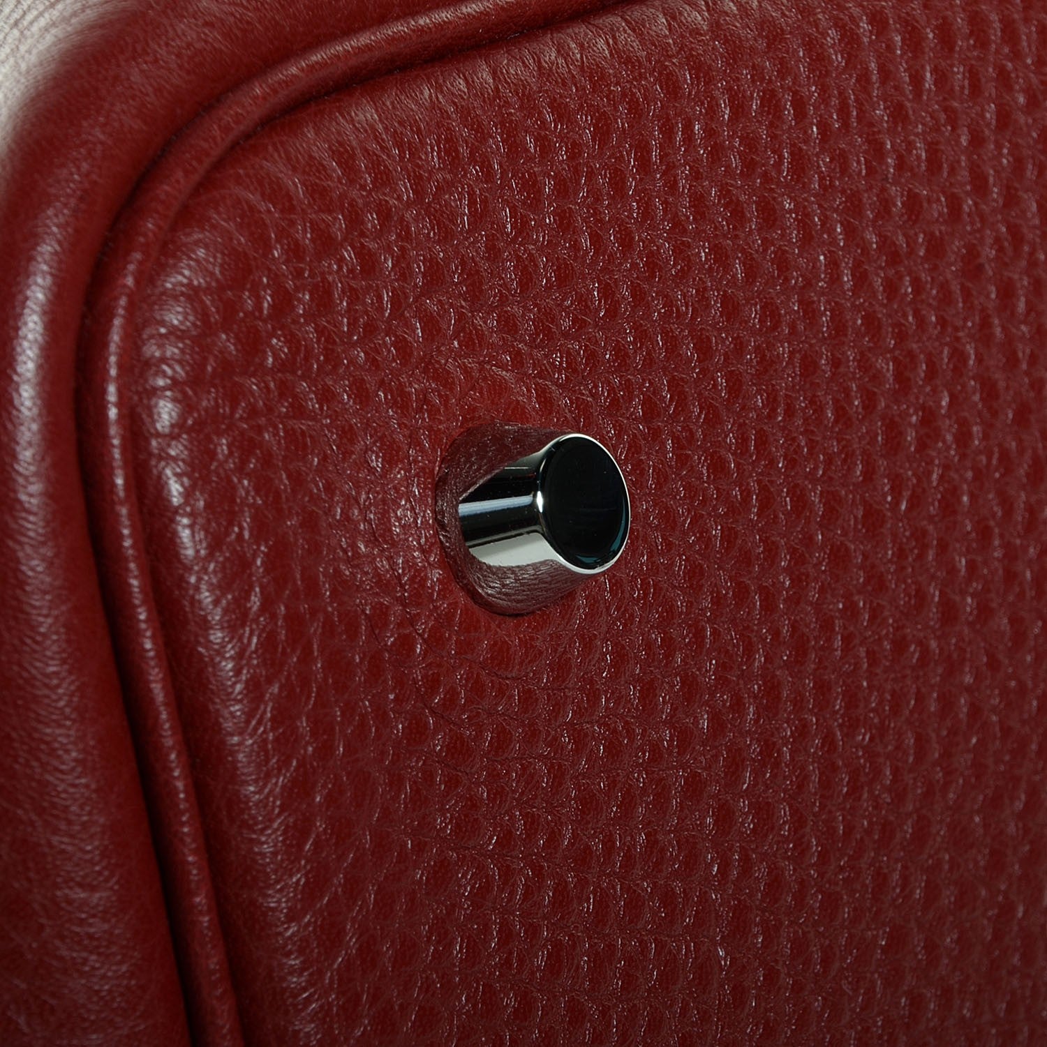 Hermes Taurillon Clemence Bi-Color Picotin Lock 22 MM Rouge H Brique 11 of 12