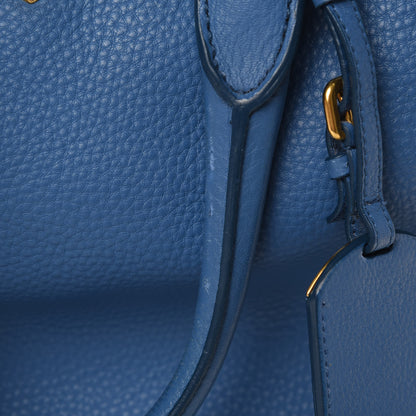 Prada Vitello Daino Tote Cobalto 15 of 15