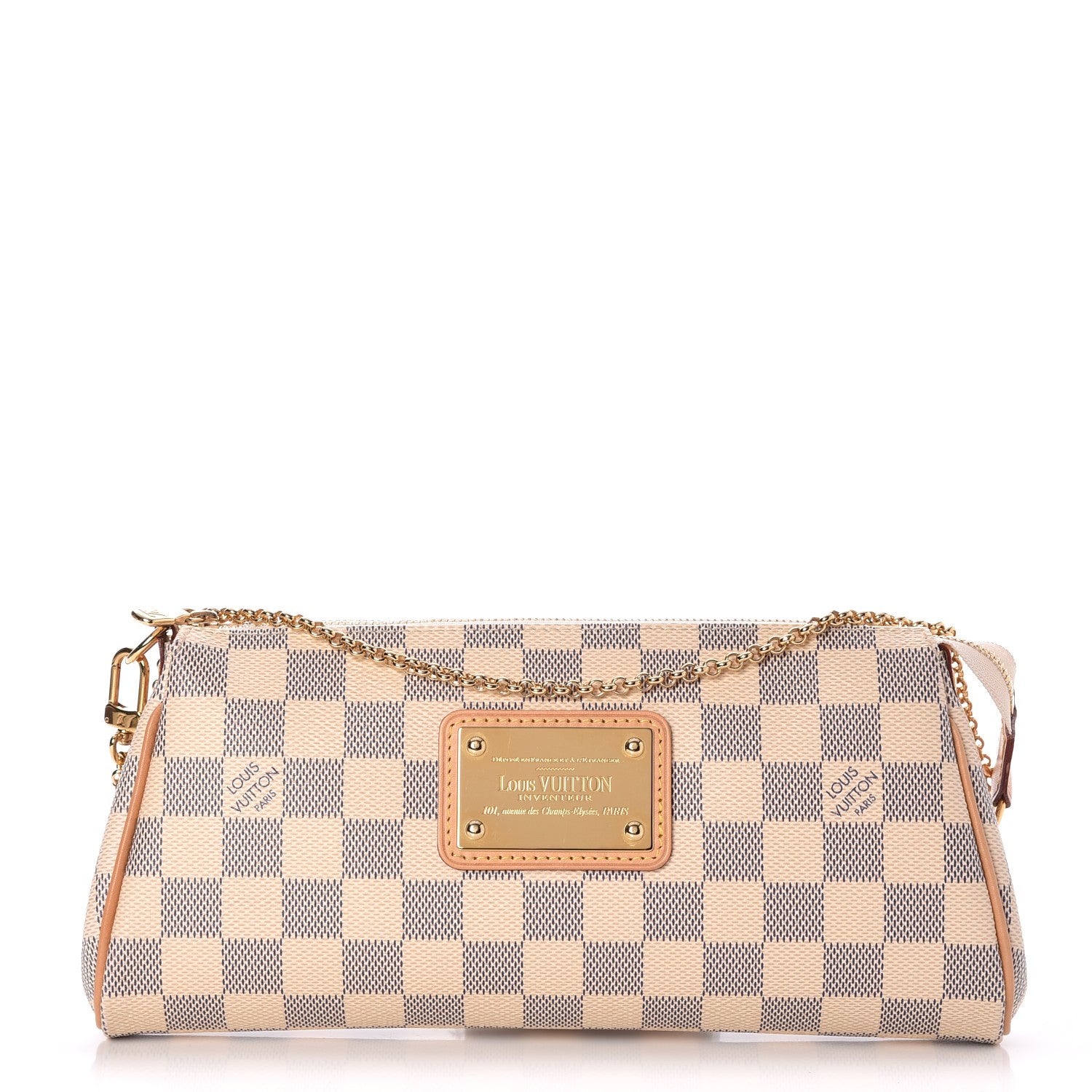 Louis Vuitton Damier Azur Eva Clutch 1 of 8