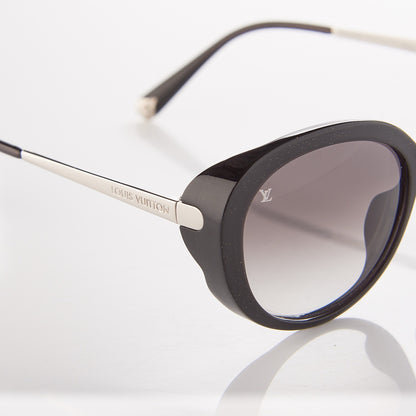 Louis Vuitton Bluebell Sunglasses Z0693W Black Glitter 6 of 7