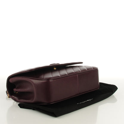Chanel Lambskin Quilted Coco Vintage Jumbo Flap Purple 4 of 8