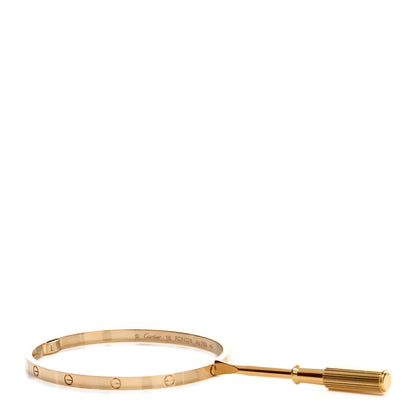Cartier 18K Yellow Gold Small LOVE Bracelet 16 3 of 5