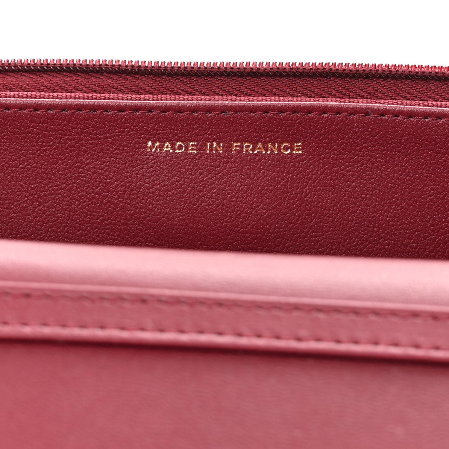 Chanel Lambskin Resin Quilted Coco Hearts Wallet On Chain WOC Burgundy 7 of 12