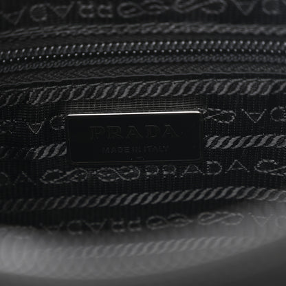Prada Re-Nylon Vela Saffiano Pocket Double Zip Shoulder Bag Black 6 of 10