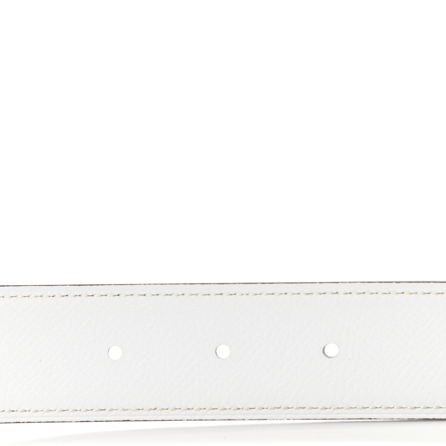 Hermes Epsom PVD Plated 32mm H Belt 80 Etoupe White 4 of 7