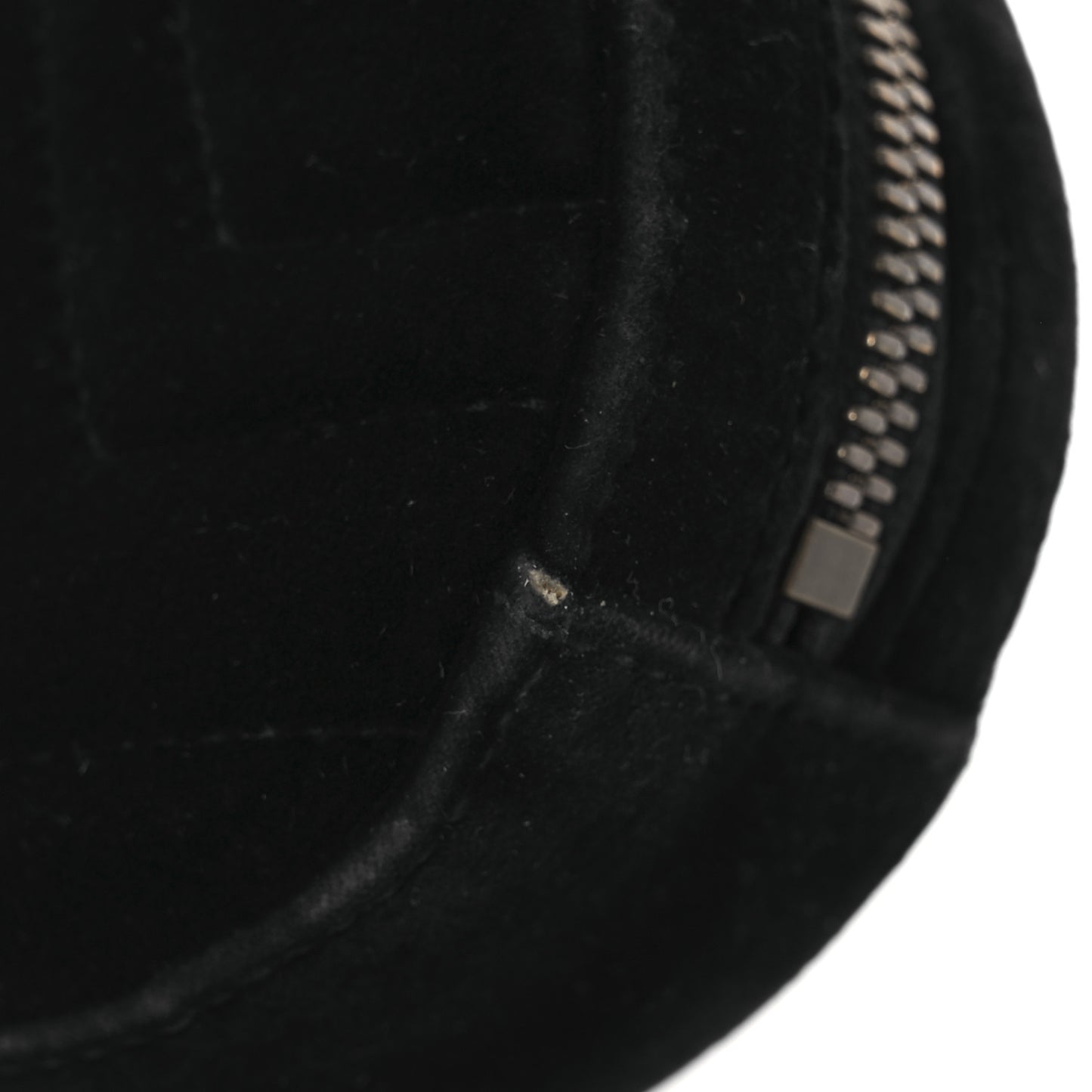 Velvet Matelasse GG Marmont Belt Bag Black