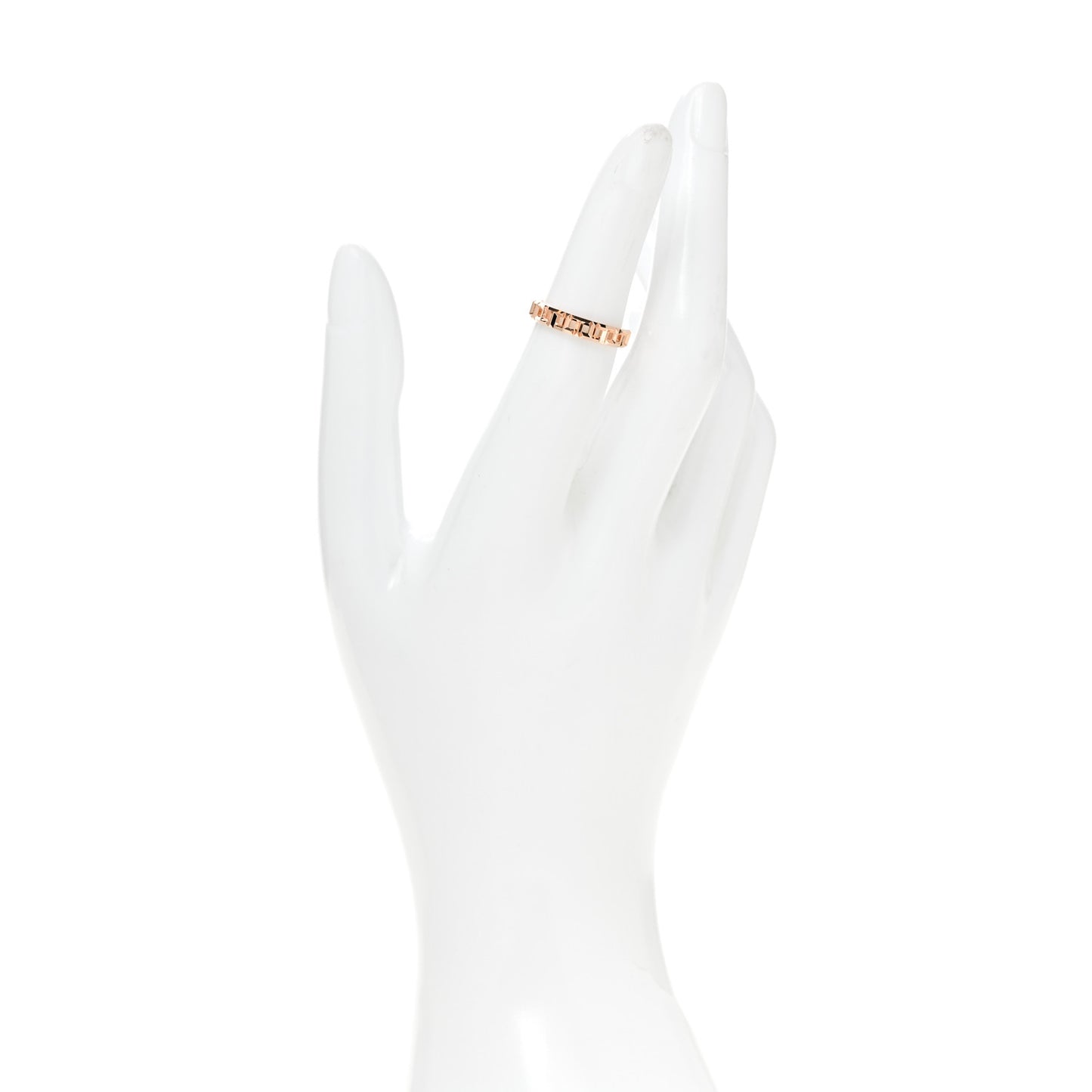 18K Rose Gold Narrow T True Ring 49 5