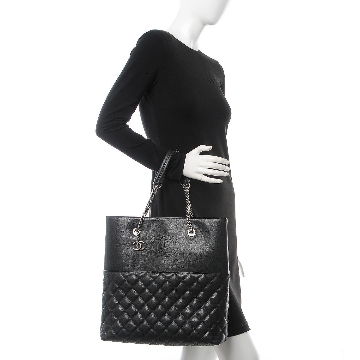Chanel Caviar Quilted Urban Delight Tote Black 2 of 9