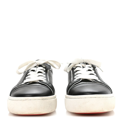 Christian Louboutin Calfskin Vierissima Flat Sneakers 39.5 Black 3 of 8
