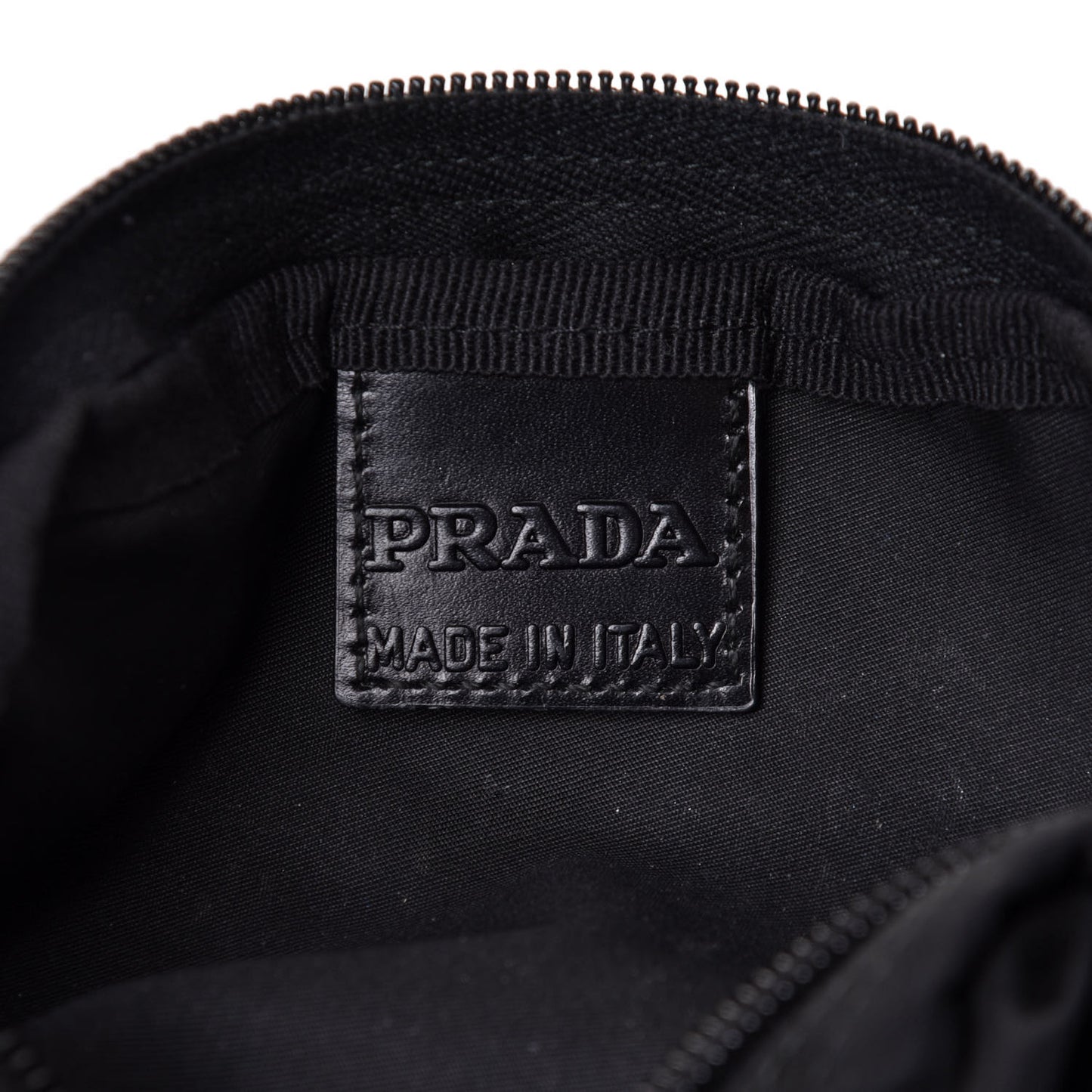 Tessuto Nylon Vela Cosmetic Pouch Black