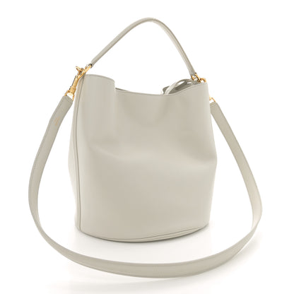 Celine Smooth Calfskin Bucket 16 Bag Light Stone 4 of 13