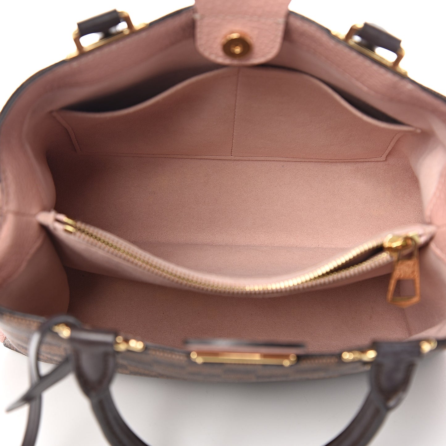 Damier Ebene Cuir Taurillon Brittany Magnolia