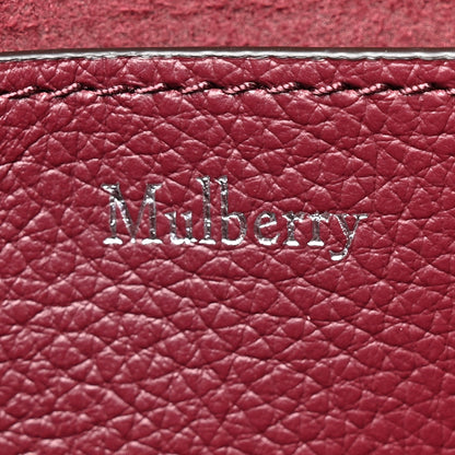 Mulberry Small Classic Grain Mini Bayswater  Black Cherry 6 of 9