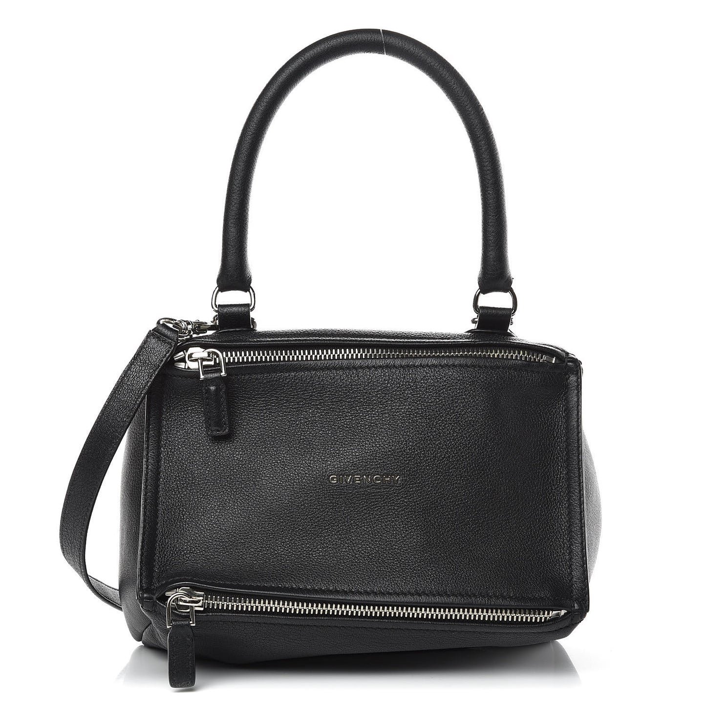 Sugar Goatskin Small Pandora Black