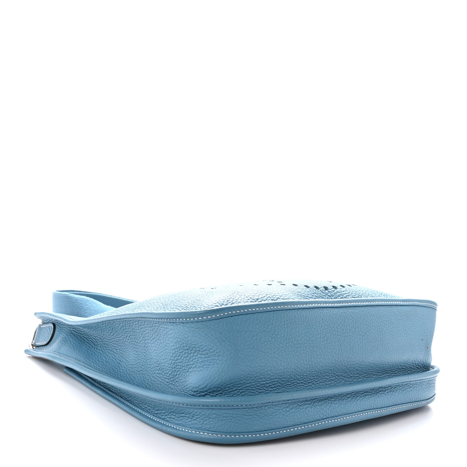 Hermes Taurillon Clemence Evelyne III GM Blue Jean 4 of 10