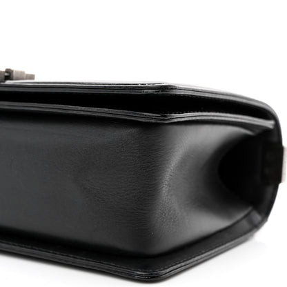Chanel Patent Calfskin Quilted Medium Boy Flap Black 10 of 13