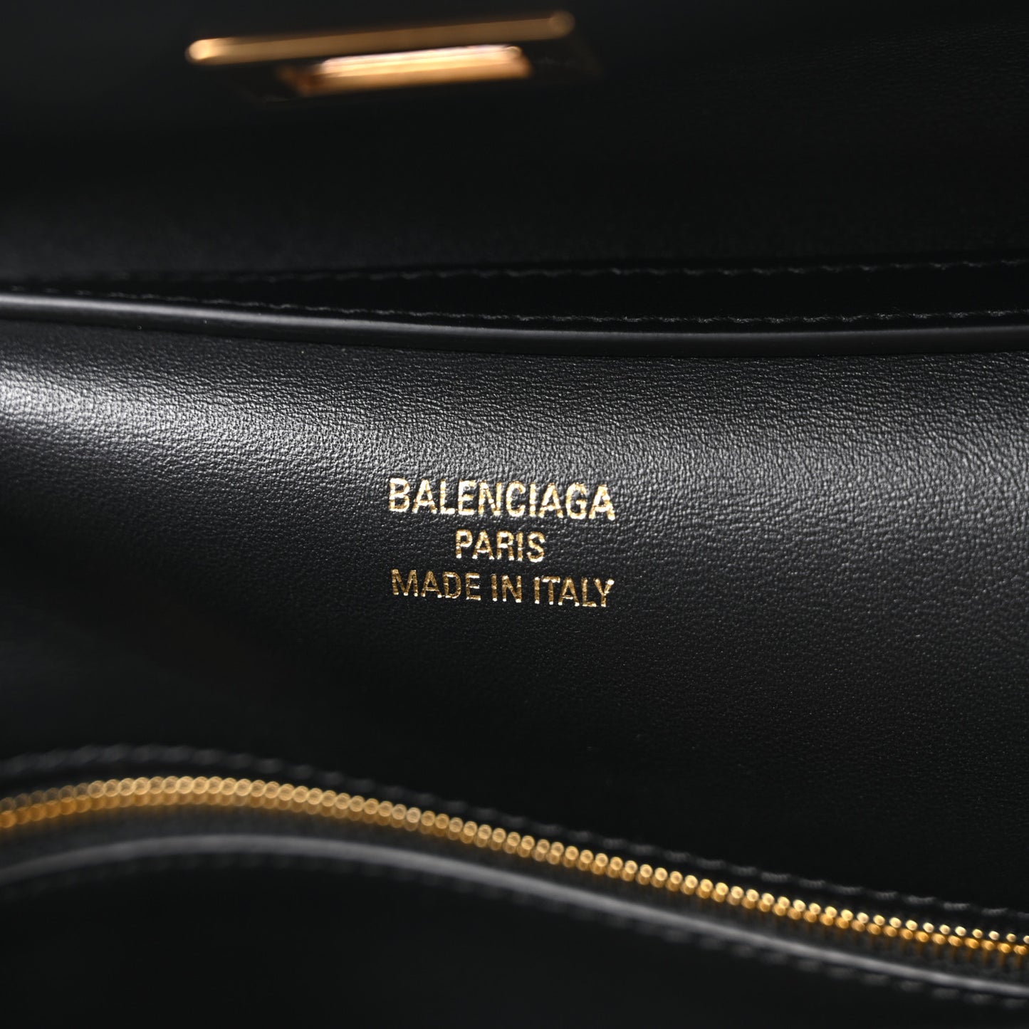 Natural Smooth Calfskin Medium Rodeo Top Handle Handbag Black