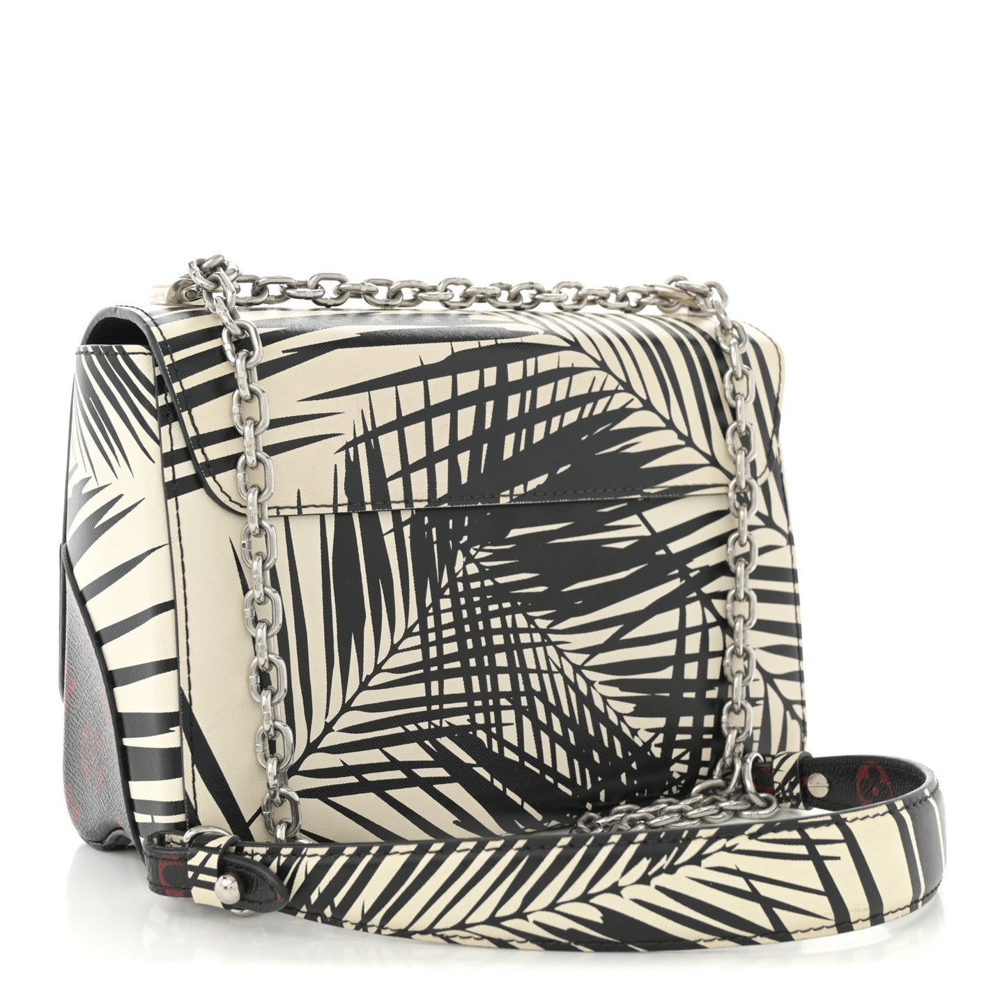 Monogram Infrarouge Palm Twist Shoulder Bag MM Black White