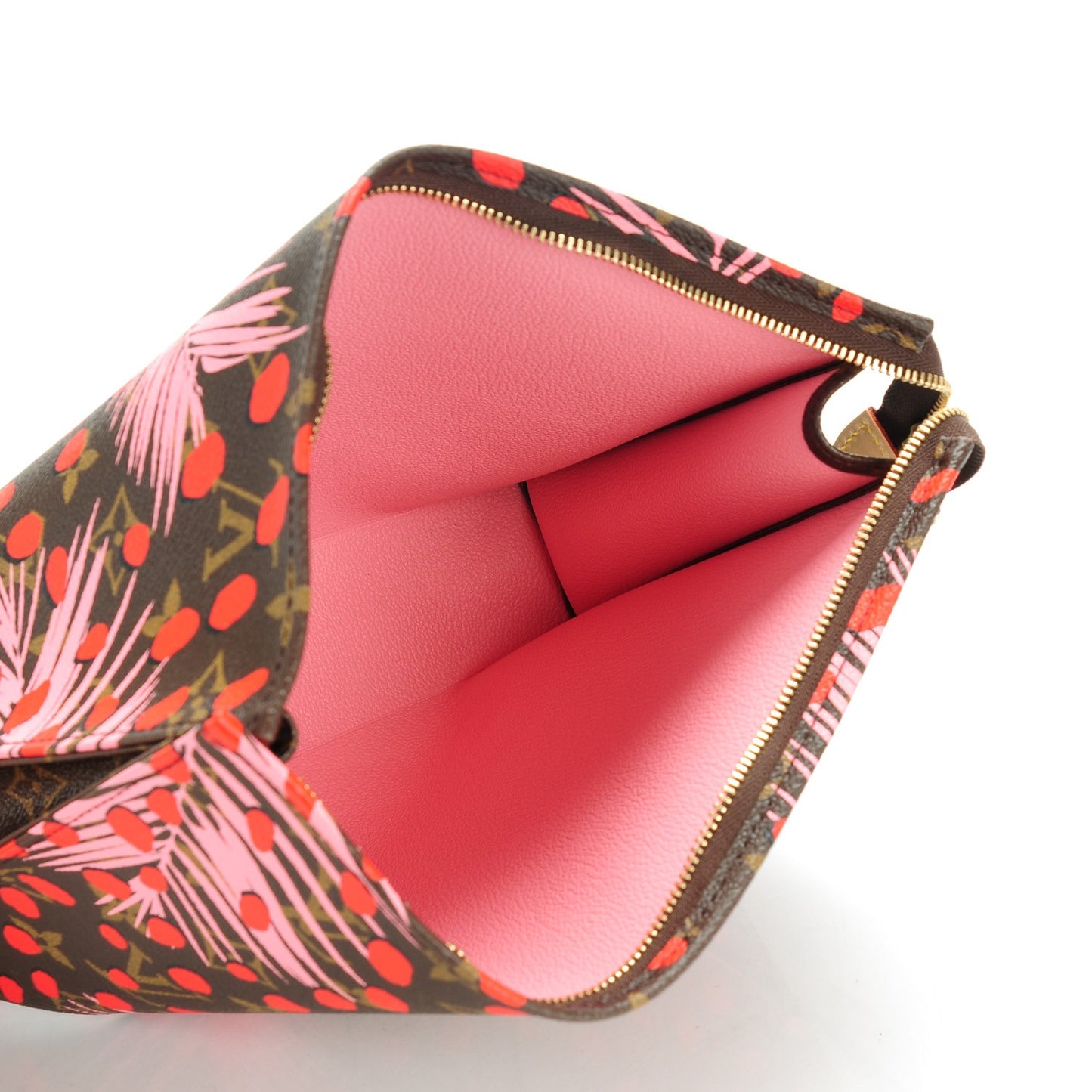 Monogram Jungle Dots Toiletry Pouch 26 Sugar Pink Poppy