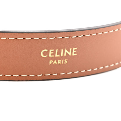 Celine Canvas Calfskin Ava Triomphe Shoulder Bag Grege 7 of 11
