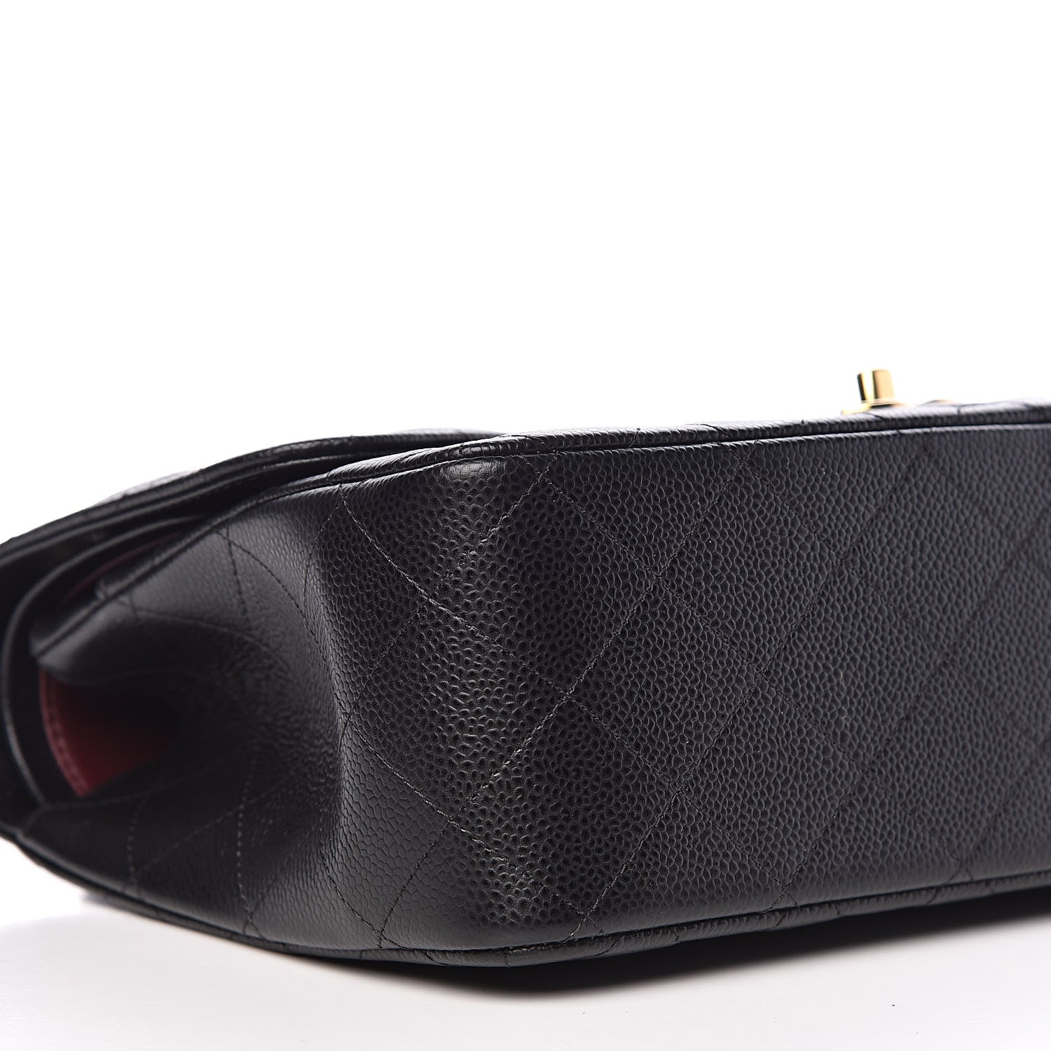 Chanel Caviar Quilted Jumbo Double Flap Black 8 of 10