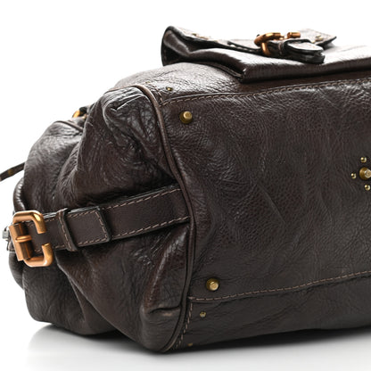 Chloe Calfskin Paddington Front Pocket Tote Chocolate 9 of 10